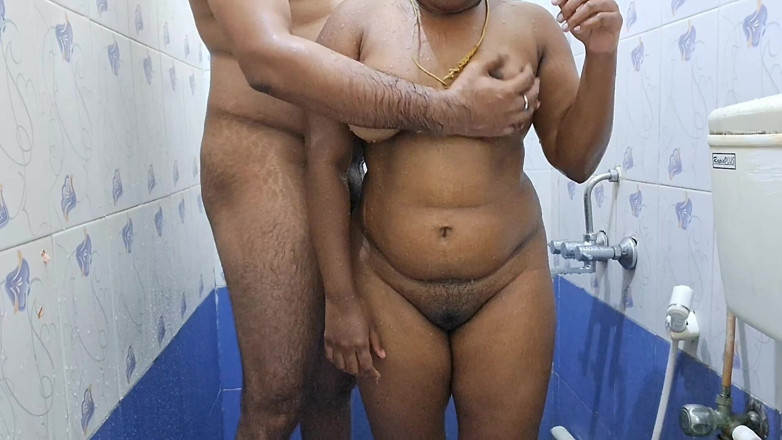 Dreamer Nite69: Desi Tamil Stepaunty Sex with Plumber in Bathroom