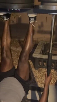 Я і моя Хомі потрапили в швидкий біцепс і тренування телят після того, як Вегас виграв минулої ночі