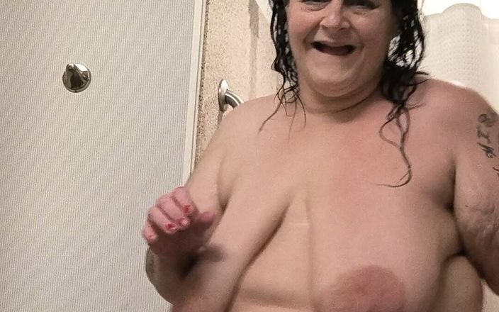 HerculesnVENUS: 모텔 욕실에서 달콤한 분홍색으로 큰 엉덩이 자지를 가라앉히다