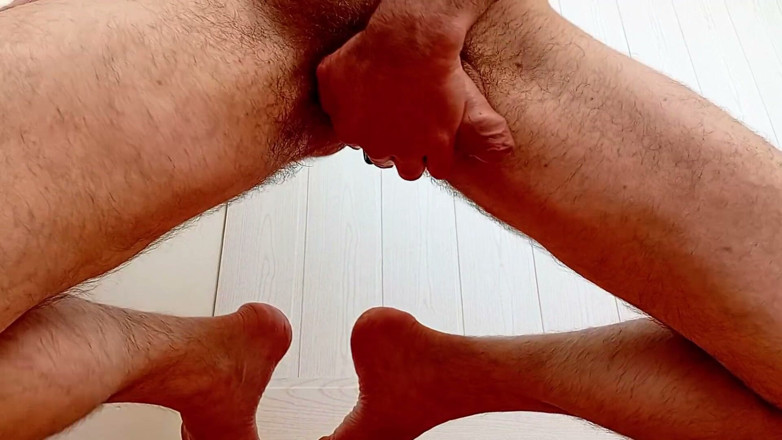 Pft: Naked, POV of My Ass and Feet Playing with a...