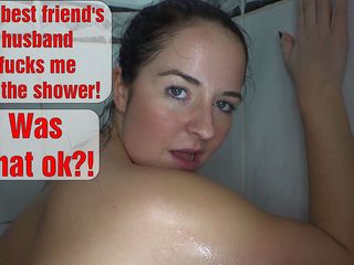 Emma Secret: それは行き過ぎでしたか?彼女の旦那がシャワーを浴びながらハメまくる!