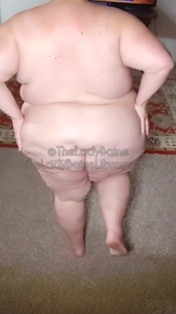 TheLadyBaine: SSBBW Naked Sweaty Workout #1