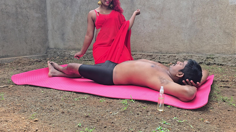 Beauty7Angels: Indická saree péro čistí milfku tvrdě 69 sání a tvrdé šukání se šéfem, velký...