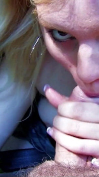 BBW teen Lillian fucked anal on pickup by stepdad in forest