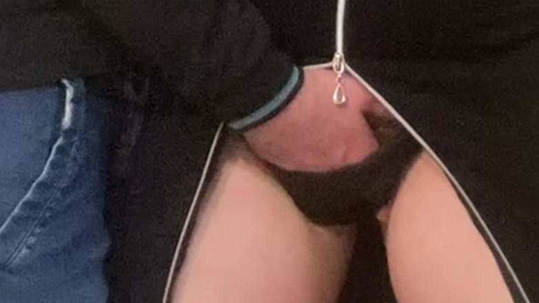 Niki studio: Subway Fantasy! Hairy MILF Fingered Under Dress