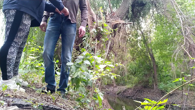OurFetishLife: MILF stepmom takes care of stepson in nature