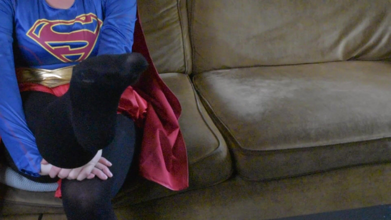 Deanna deadly: Zła supergirl rozpływała się po próbie uwodzenia cię rajstop pov...