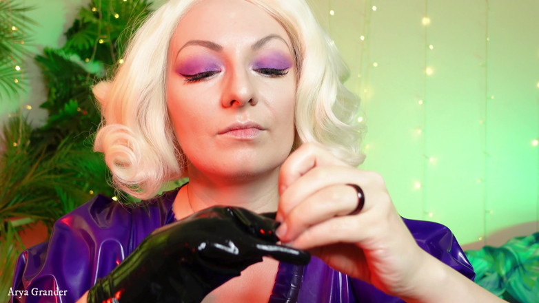 Arya Grander: Носити латексні рукавички фетиш asmr arya grander