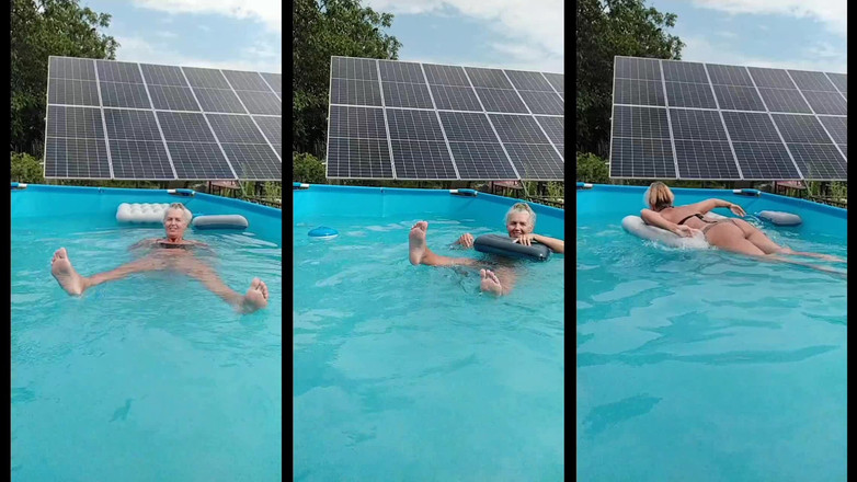 Lukerya: Žhavá hospodyňka Lukerya relaxuje