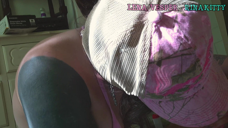 Snake_0rgy: TS Lena Vesper &amp; Rina kittys anal-training teil 1