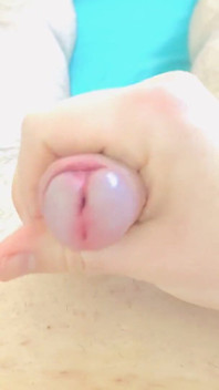 朝のソロ手コキ