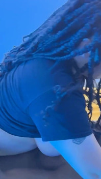 Blue Light Seduction: Angel & Jigga's Sensual Fuckfest