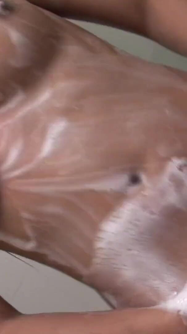 Dirty Asian whore tranny Ploy gets cleaned up during sexy shower (Trans Addiction)