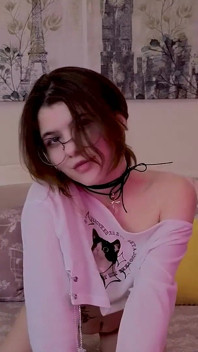 Cute Tease Without Panties Touches Herself