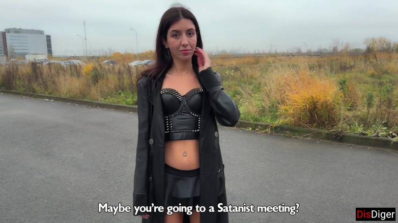 Dis Diger: Pickup Rock Girl Rough Blowjob and Sex High Heels Boots...