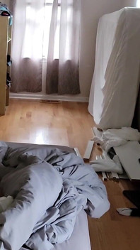 Futai dur cu degetul, futai lateral cu lingură și terminat cu un vibrator