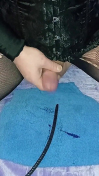 Sissy Leo Masturbating with Vibrator and Dilator