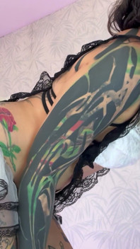 Girl Dressed as a Kitty Maid Farts for Her Master
