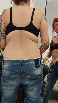 Jeans Fetish Clenching Ass White Gstring Buttcrack Ass Crack