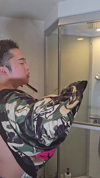 Erotic Massage with Japanese Beefcake - Shower Scene