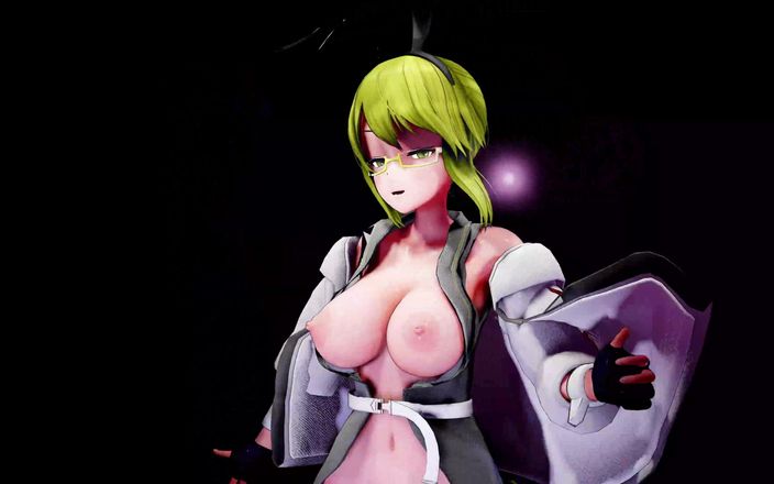 Smixix: Hatsune miku 脱衣服跳舞 roki song Hentai 大胸部 mmd 3d 金发女郎头发颜色编辑 smixix