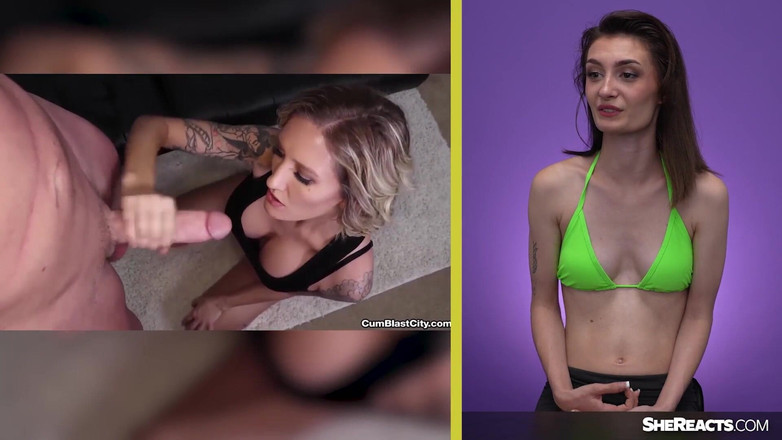 SheReacts: Настоящие или фейковые: поломка с большим камшотом