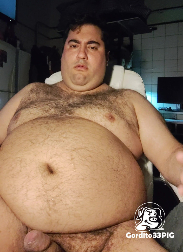 Gordito33PIG: Jerking off and Getting Fat