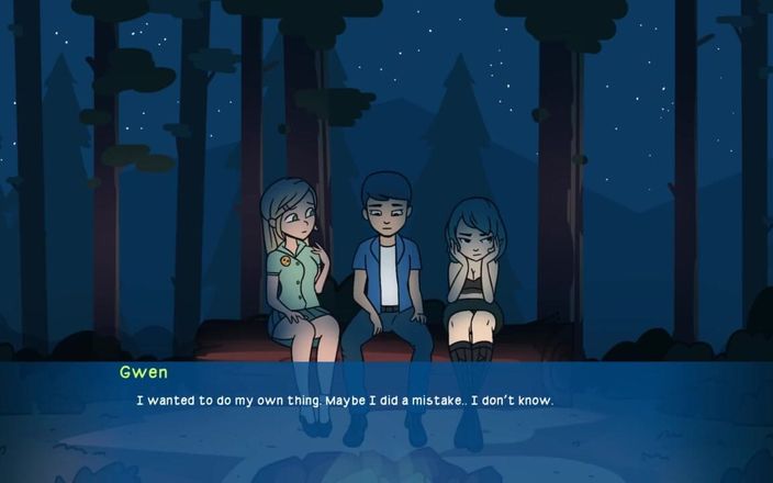 LoveSkySan69Real: Camp Pinewood [v2.8.0] Parte 22 sexy pelea Gwen por Loveskysan69