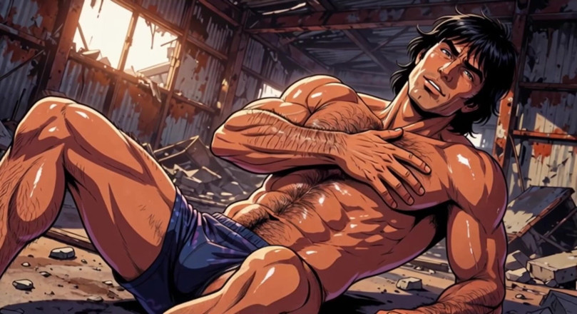 Erotic Man: Sexy zpocení muži animace