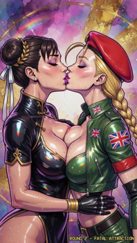 Hot Cammy and Chun Li