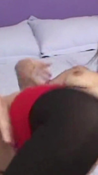 This Beautiful Brunette Has No Problem Finding a Good Fucker with Her Big Natural Tits