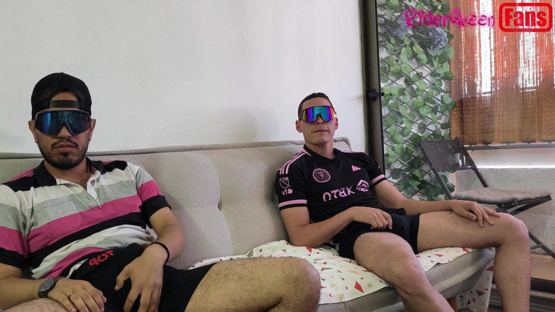 Riderqueen: Gerçek üçlü seks mfm - hayranlar için video