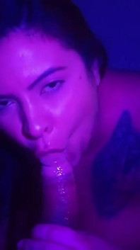 A Rainbow of Pleasure with This Hottie
