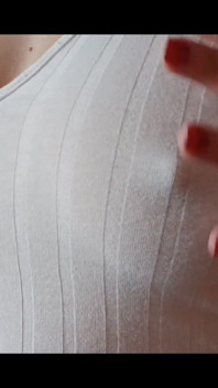 No Bra - White Shirt and Boob Reveal