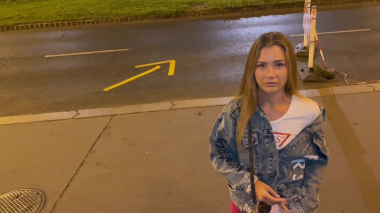 Mary Rock: Blowjob on the Street of Budapest