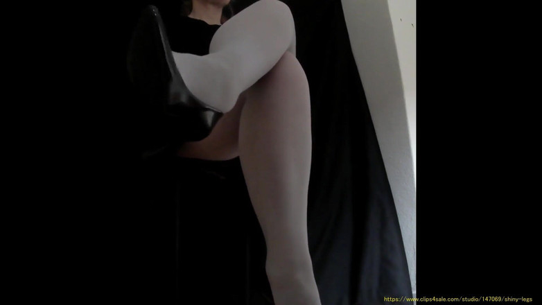 MisS Angel: Mijn sec tikt sexy zwarte hakken in panty 1