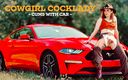 ShiriAllwood: Cowgirl cocklady muncrat dengan mobil