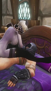 Draenei Has Some Bedroom Fun - Warcraft Porn Parody