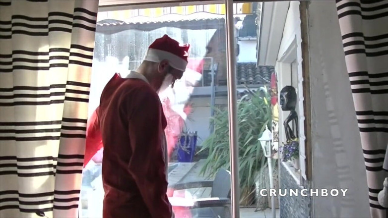 Gaybareback: Young Arab fucked raw by Santa Claus by surprise