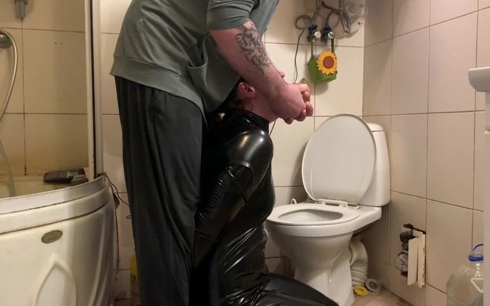 Elena studio: Cought Handcuffed and Punished on a Toilet Bowl