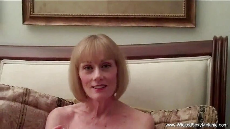 Wicked Sexy Melanie: Mature slut sucks and fucks hard cock in POV