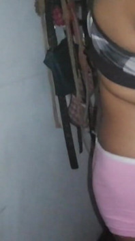 Father in Law's Gigantic Dick Hangs Out Under His Sarom for Step Daughter