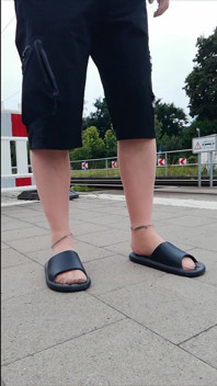 Carmen Nylonjunge Walked Around in Braunschweiger Weststadt