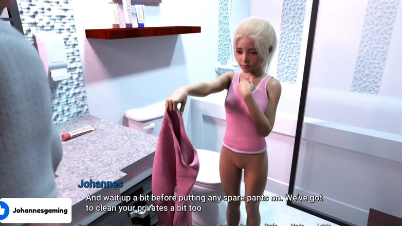 Snip Gameplay: Apartment69 - pequeña de 18 años la hizo reír