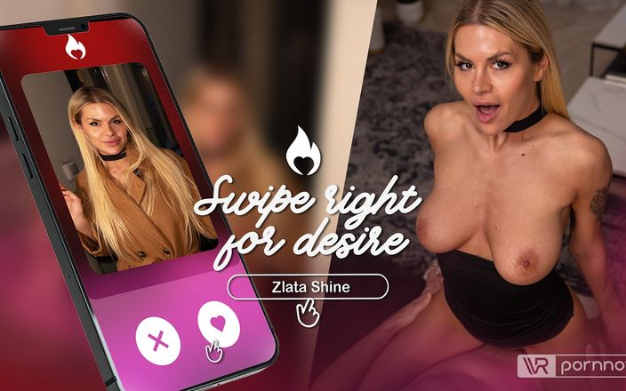 VR pornnow 2D: Проведіть пальцем прямо для бажання з Злати Шайн у головній ролі