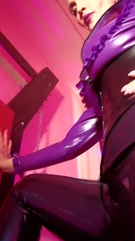 Eva Latex Leggins Footjob Fetish Big Ass Mistress Femdom Rubber BDSM