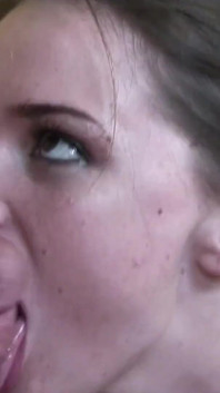 Brunette teen gets banged by big cock in the classroom
