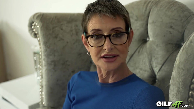 Gilf AF: Hottie Granny Mrs. Galloway and Teen Bratty Cum Together