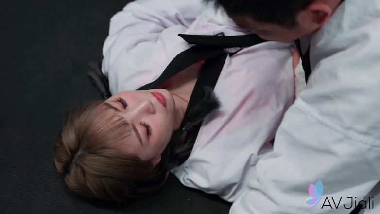 AV Jiali: Bad Bad Fucks Her Karate Master in the Dojo