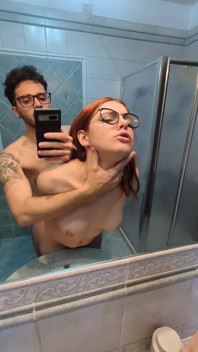 I Fuck My Girlfriend Hard in the Bathroom and in Her Face
